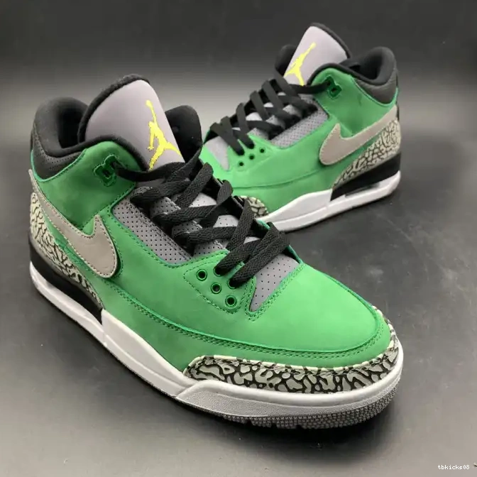 Cheap TBkick Jordan AJ3 PE shoes Air Retro Tinker 3 Ducks Oregon 867493 0426